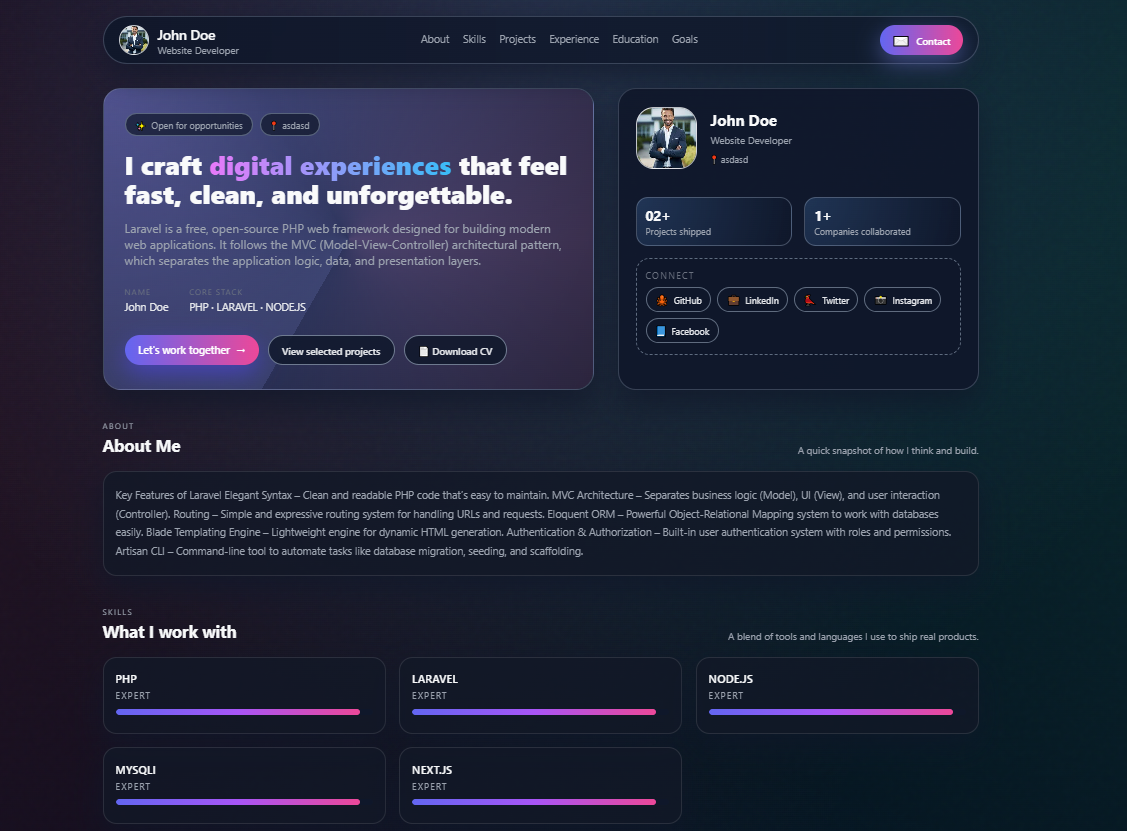 Super Portfolio preview