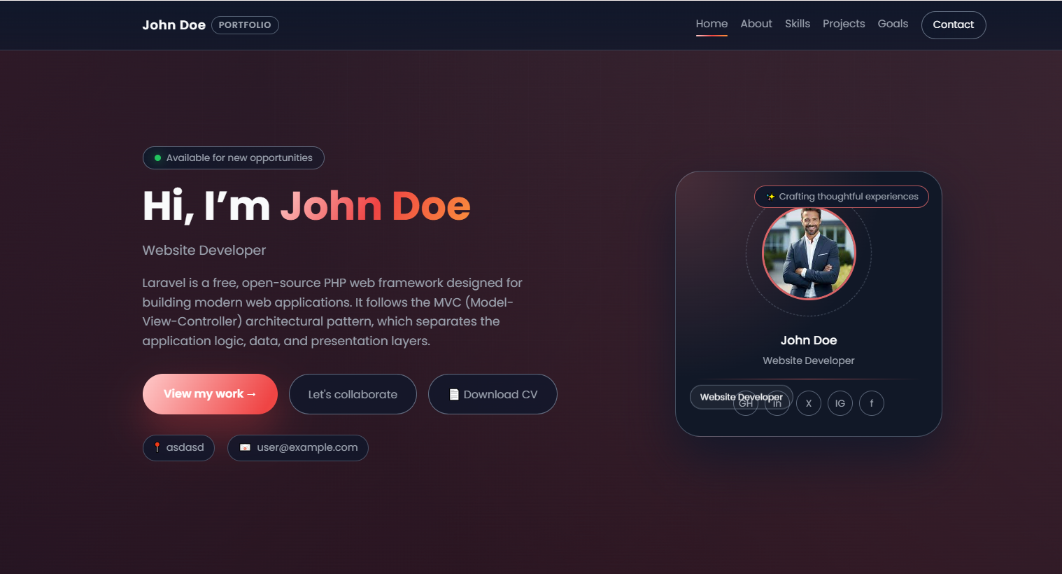 Professional page preview